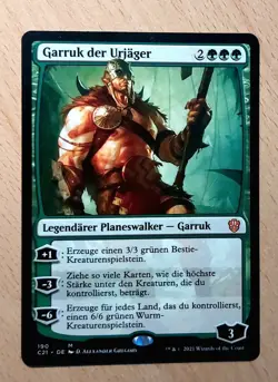 Mtg Magic: Garruk der Urjager, Primal Hunter, DEUTSCH, Planeswalker, Mythic - Image 1