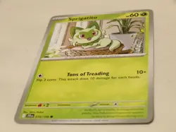 Pokemon TCG Sprigatito 016/159 – SV09 Journey Together Common Card – Mint - Image 1
