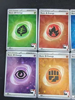 Pokemon TCG - Full Energy Set SVE 009-016 Play Stamped Prize Pack Series 7 Holo - Image 2