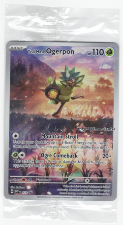 Teal Mask Ogerpon 123 - SEALED Pokemon Center ETB Promo - Pokemon TCG - Image 1