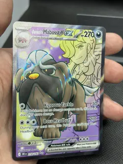 Arvens Mabosstiff EX 218/182 Destined Rivals Pokemon TCG - NM - Image 3