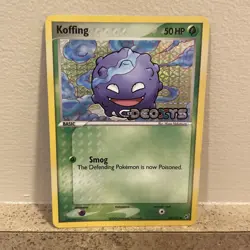 Koffing 62/107 - Ex Deoxys Reverse Holo Foil Stamped - Pokemon TCG 2005 - LP - Image 1