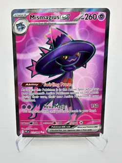Mismagius ex 112/094 Me02: Phantasmal Flames Holo Pokemon Near Mint - Image 1