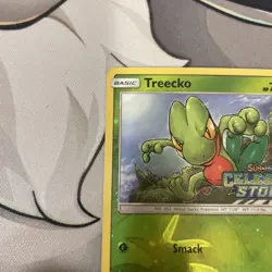 Treecko 8/168 - Celestial Storm Stamped Cosmos Reverse Holo - Pokemon 2018 - LP - Image 4