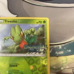 Treecko 8/168 - Celestial Storm Stamped Cosmos Reverse Holo - Pokemon 2018 - LP - Image 5