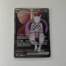 Pokemon TCG: Team Rocket's Mewtwo ex 213/182 Destined Rivals Full Art near mint - Image 1