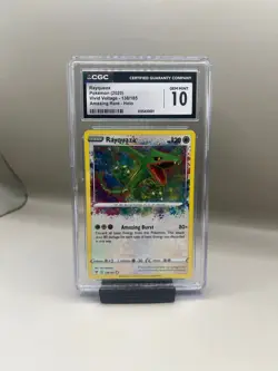 Pokemon Rayquaza Vivid Voltage 138/185 Holo Amazing Rare CGC GEM MINT 10 - Image 1