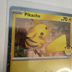 Pikachu Pokemon Day Cosmos Holo Promo Temporal Forces Pokemon TCG 051/162 X4! - Image 4