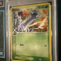 2006 POKEMON EX DRAGON FRONTIERS #46 DRATINI-REVERSE FOIL PSA 7 Near Mint - Image 3