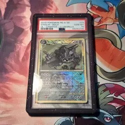 2010 POKEMON HEARTGOLD & SOULSILVER UNLEASHED #24 STEELIX-HOLO PSA 10 - Image 2