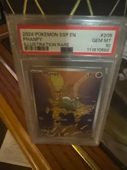 PHANPY - 2024 POKEMON SSP EN-SURGING SPARKS 205 - PSA 10 💎 - Image 1