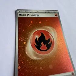 Pokemon TCG 151 Cosmos Holo Fire Energy 002 *2 Swirls* Pack Fresh / NM - Image 3