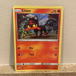 Litten 3/12 - Holo Pokemon 2016 McDonald's Promo - Pokemon McD’s - MP - Image 1