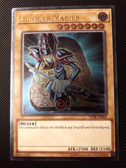 Yu-Gi-Oh! Dunkler Magier, YSYR-DE001, Ultimate Rare, 2. Auflage, Deutsch, NM - Image 1