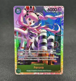 Perona OP14-033 SR The Azure Sea's Seven One Piece TCG English - Image 1