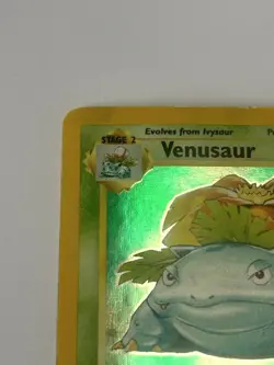 Venusaur 15/102 Holo Rare Base Set DMG Pokemon Card - Image 4