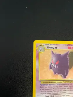 Pokemon TCG Card Gengar Holo Holographic Vintage #5/62 Fossil MP-LP - Image 3