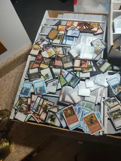 5 Pounds Of magic The Gathering Card Lot Mixed Years Unsearched By ME! - Image 2