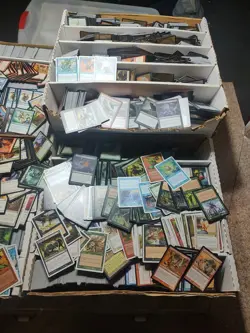 5 Pounds Of magic The Gathering Card Lot Mixed Years Unsearched By ME! - Image 3
