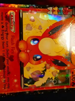LP Pokemon FLAREON EX Card RADIANT COLLECTION Set RC6/RC32 XY GENERATIONS - Image 5