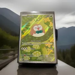 Rowlet 090/088 Illustration Rare Perfect Order Pokemon Card Near Mint - Image 1