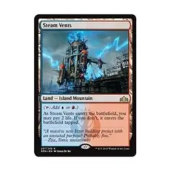 WOTC MtG Guilds of Ravnica Steam Vents (R) NM - Image 1