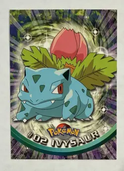 Pokemon Topps Venusaur, Ivysaur, Bulbasaur Evolution Cards 7 8 9 Non Foil TV - Image 4