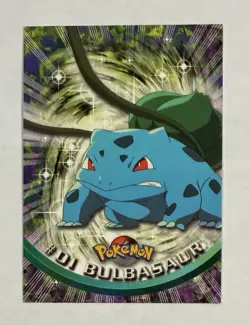 Pokemon Topps Venusaur, Ivysaur, Bulbasaur Evolution Cards 7 8 9 Non Foil TV - Image 5