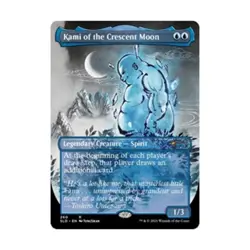 WOTC MtG Magic the Gathering Kami of the Crescent Moon (R) (Foil) NM - Image 1