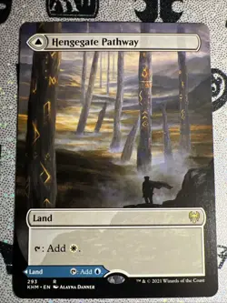 MTG - Hengegate Pathway (Borderless) Kaldheim Regular NM - Image 1