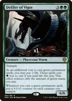 MTG Dominaria United DMU Defiler of Vigor MINT - Image 1