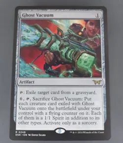 MTG Magic the Gathering Ghost Vacuum 248 Duskmourn House of Horror NM - Image 1
