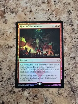 Hour of Devastation -Foil Prerelease MTG Hour of Devastation Unplayed Commander - Image 1