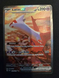Pokemon TCG Latias EX 239/191 Special Illustration Surging Sparks NM Condition - Image 2
