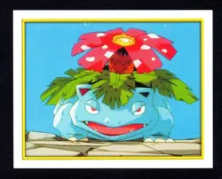 VENUSAUR STICKER #126 POKEMON SERIES 2 COLLECTION MERLIN 2000 (BLUE ALBUM) - Image 1