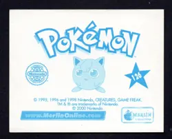 VENUSAUR STICKER #126 POKEMON SERIES 2 COLLECTION MERLIN 2000 (BLUE ALBUM) - Image 2