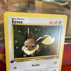 Pokemon TCG Eevee 55/82 1st Edition Team Rocket Common WOTC vintage - Image 4