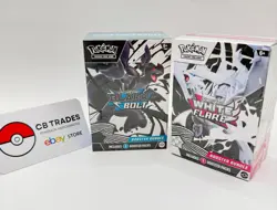 Pokemon Scarlet & Violet Black Bolt White Flare Booster Bundle - Factory Sealed - Image 1