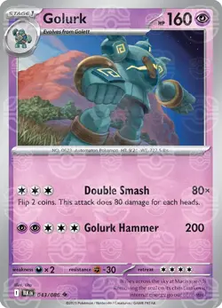 Golurk 043/086 [Master Ball] Reverse Holo - Black Bolt Pokemon - Image 1