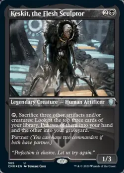 Keskit, the Flesh Sculptor (Foil Etched) -Foil Near Mint MTG Commander Legends - Image 1