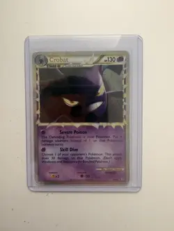 Crobat Prime - HGSS2: Unleashed (UL - 84/95) Ultra Rare Holo Pokemon Card LP - Image 1