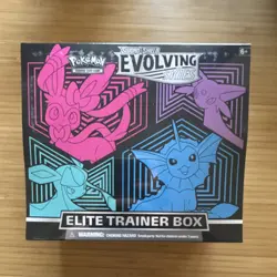 Pokemon TCG Sword & Shield Evolving Skies Elite Trainer Box English 2021 - Image 1