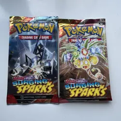 X2 Pokemon TCG: Surging Sparks Booster Packs - New & Sealed - Image 1