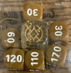 Pokemon TCG Brilliant Stars Die Set of 7 Dice From Elite Trainer Box - Image 2