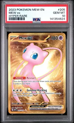 PSA 10! 2023 POKEMON MEW EN-151 | HYPER RAREMEW EX 205 - Image 1