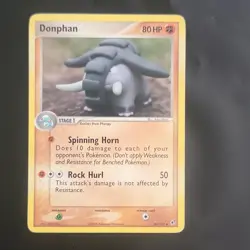 Pokemon Donphan 30/107 EX Deoxys 2005 80HP Regular Uncommon Stage 1 - Image 1