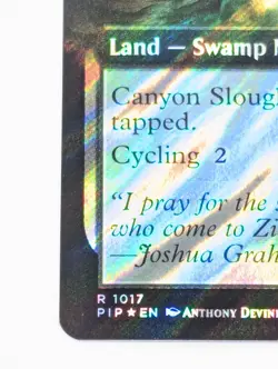 Canyon Slough 1017 Surge Foil Fallout Magic Gathering MTG PIP - Image 4