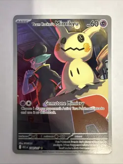 Pokemon TCG Team Rocket’s Mimikyu 238/217 Illustration Rare Ascended Heroes NM - Image 1