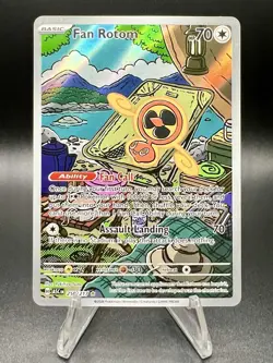 Pokemon TCG Fan Rotom 250/217 Illustration Rare Holo Ascended Heroes - Image 1