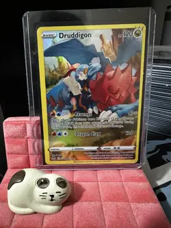 Pokemon TCG Druddigon SWSH12: Silver Tempest Trainer Gallery TG09/TG30 Holo... - Image 1